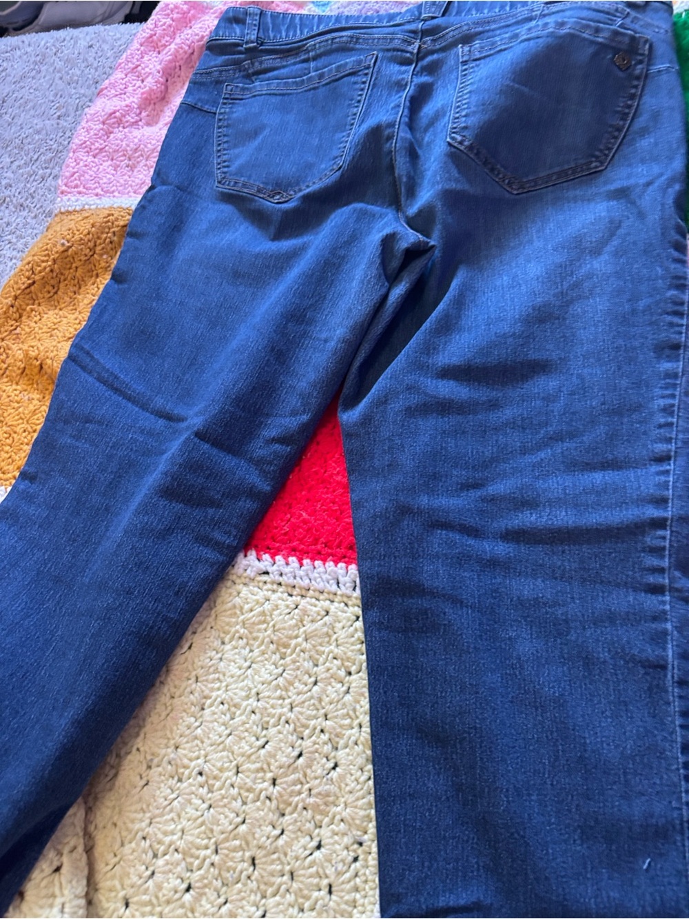 Democracy Skinny Jeans in Dark Blue Wash
